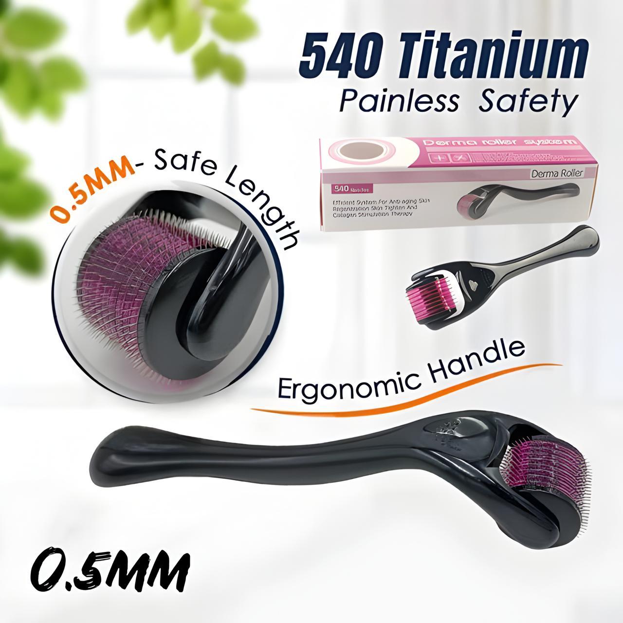 Derma Roller Hair Therapy Micro-Needle | Derma Roller for Hair re-growth & Skin