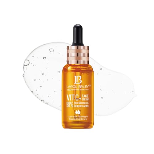 Lakyou Beauty Vitamin C Face Serum – 98% Pure Vitamin C Complex