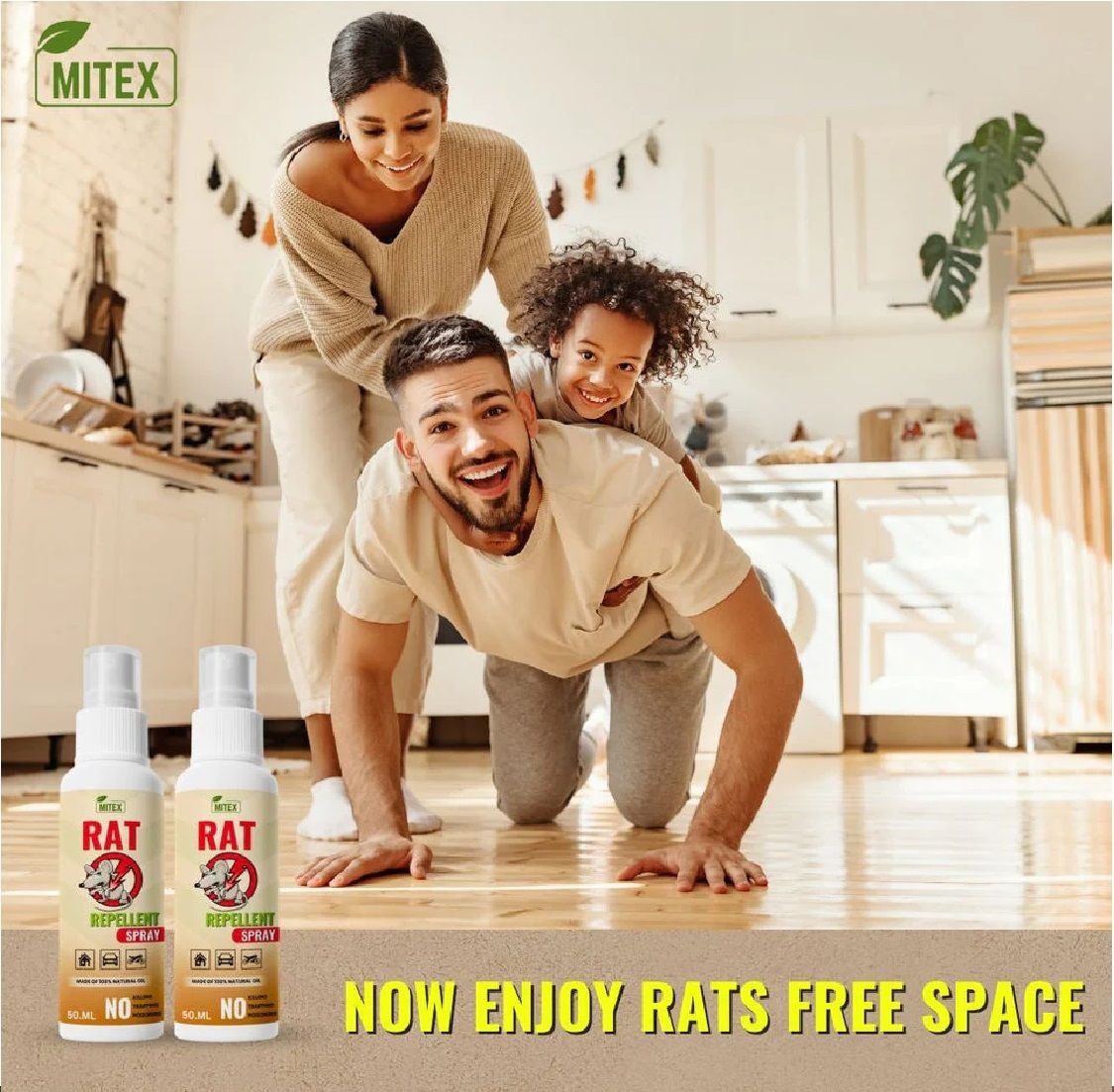 Rat Repellent Spray Safe Effective Rat Protection Buy 2 & Get 1 Free