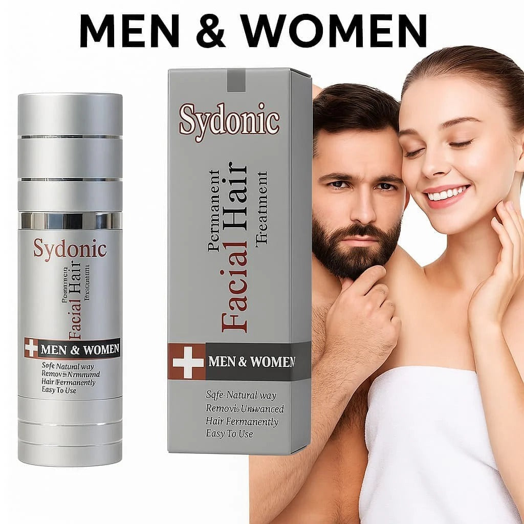 Sydonic Permanent Facial Hair Treatment – 30ml for Men & Women
