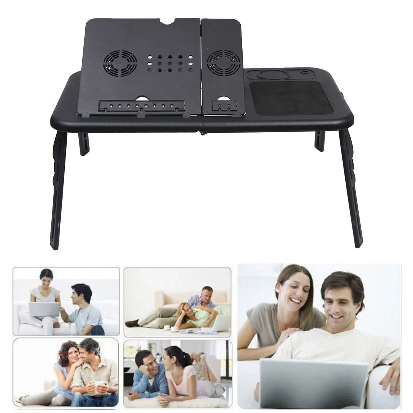 Lift Foldable Laptop Table for Bed Stand Lap Lazy Learning Desk Student