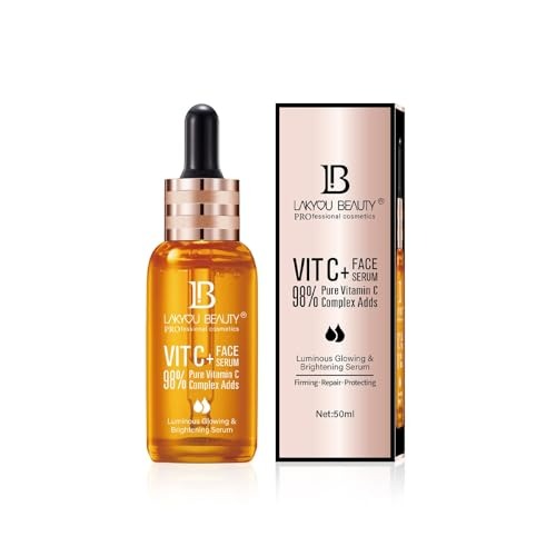 Lakyou Beauty Vitamin C Face Serum – 98% Pure Vitamin C Complex